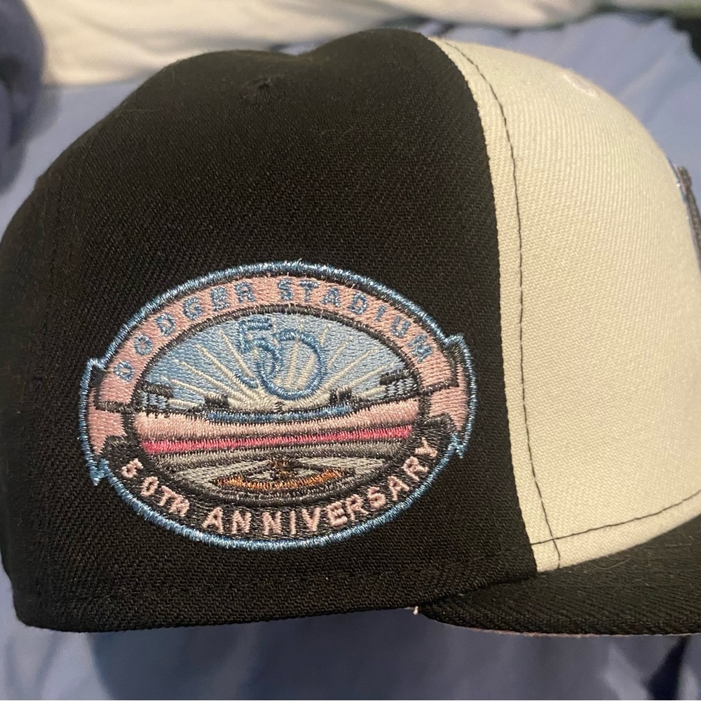 LA Dodgers 50th Anniversary Blue/Pink Hat